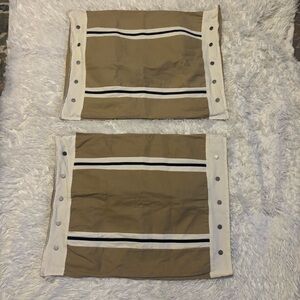 TOMMY HILFIGER chino blue stripe 2 shaws Pillow Covers 24X19